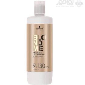 تصویر اکسیدان لیتری بلوند می شوارتسکف 9 درصد حجم 1000 میل BLOND ME PREMIUM DEVELOPER 9% 30 VOL. 1000ML