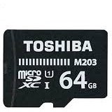 تصویر مموری برند توشیبا ظرفیت 64 گیگابایت Toshiba M203 Class 10 UHS-I U1 100MBps SDXC 64GB With Adaptor