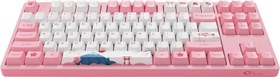 تصویر کیبورد گیمینگ Akko 87 Key Mechanical Akko 87 Key Mechanical Gaming Keyboard Pink Wired TKL Compute Keyboard World Tour Tokyo with Programmable Macros, OEM Profile PBT Dye-Sub Keycaps and N-Key Rollover (Pink Linear Switch)