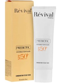 تصویر فلوئید ضد آفتاب رویوال پریبیوتیک پوست چرب بی رنگ 50 میل Revival Prebiotc Fluid Sunscreen For Oily Skin SPF50