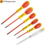 تصویر مجموعه 6 عددی پیچگوشتی عایق استنلی مدل 441-65-0 Insulated Screwdriver Set