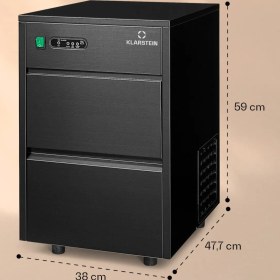 تصویر دستگاه یخ ساز مشکی ICE8-PowericerXL-BK کلارشتاین آلمان اورجینال - ارسال 20 روزه 