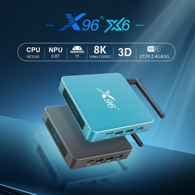 X96 x6 Android Tv Box 8gb Ram, 128 Gb de almacenamiento