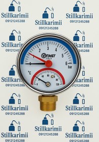 تصویر گیج فشار و دما Termomanometr