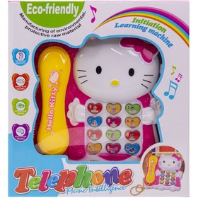 تصویر تلفن موزیکال هلو کیتی 8725 eco frindly hello kitty 