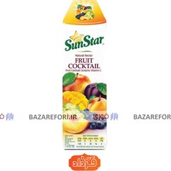 تصویر آبمیوه طبیعی هفت ميوه 1ليتری سان استار - بازار فوری Sunstar Seven Fruit Natural Juice 1 Liter