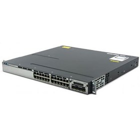 تصویر سوئیچ سیسکو مدل WS-C3750X-24T-S استوک Cisco WS-C3750X-24T-S 24Port Switch Stock