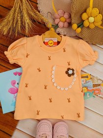 تصویر تیشرت جیب گلی 