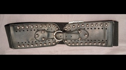 تصویر کمربند پهن زنانه مشکی مدل 2024 ترکیه Womens belt 2024