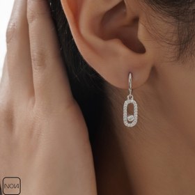 تصویر گوشواره نقره کد 151233 