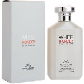 تصویر عطر مردانه مونارچی وایت تاندر حجم 100 میل White Thunder Monarchi 100ml