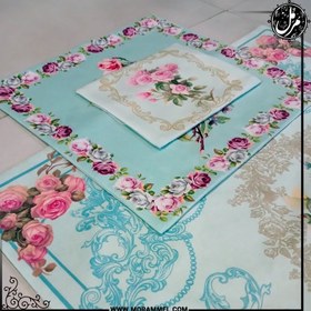 تصویر سجاده و جانماز طرح گل و مرغ 