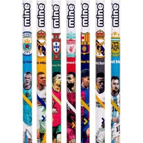 تصویر مداد گرد ماین (طرح فوتبالی) بسته ۱۲ عددی جور 