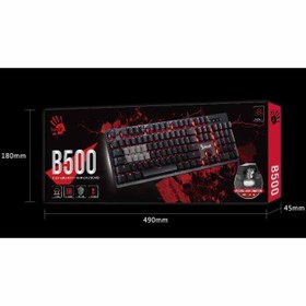 تصویر کیبورد  گیمینگ باسیم ای فورتک  B500 A4tech Bloody B500 Wired Gaming Keyboard