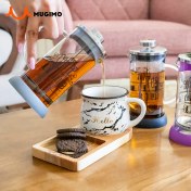 تصویر فرنچ پرس پیرکس اصل اورجینال زیر سیلیکونی برند YITIAN حجم 350 میلی لیتری بارکد 695329 وارداتی 