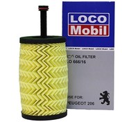 تصویر فیلتر روغن پژو 206 بلند لوکومبیل LO666/16 اقساطی 
