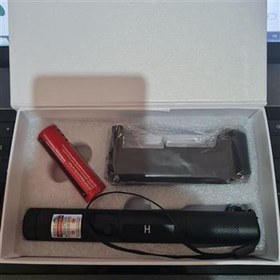 تصویر لیزر پوینتر گرین مدل YL 303 303 Green Laser Pointer Police Capex Laser Pointer