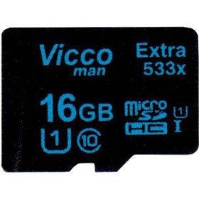 تصویر کارت حافظه microSDHC ویکومن مدل Extra 533x کلاس 10 سرعت 80MBps ظرفیت 16 گیگابایت 