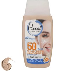 تصویر کرم ضدآفتاب رنگی پیکسل LIGHT BEIGE مناسب برای پوست‌های چرب 