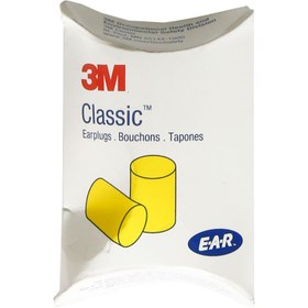 تصویر گوش گیر اسفنجی تری ام مدل Classic Earplug بسته 2 عددی 3M Classic Protection Earplug 2pcs