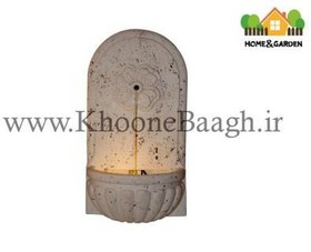 تصویر آبنما دیوار گل 