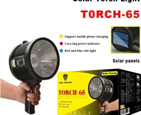 تصویر چراغ قوه قابل شارژ توبیز Toby's Rechargeable Flashlight TORCH-65 