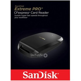 تصویر رم ریدر سندیسک مدل SanDisk Extreme PRO CF express Card Reader‎ 