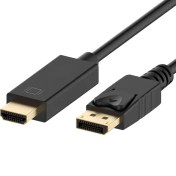 تصویر کابل Display به HDMI کی نت V1.2-4K مدل K-CODP2HD15 طول 1.5 متر ا K-NET K-CODP2HD15 Display to HDMI 4K V1.2 Cable 1.5M K-NET K-CODP2HD15 Display to HDMI 4K V1.2 Cable 1.5M