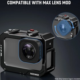 تصویر کاور و کیج فلزی مغناطیسی دوربین گوپرو نیور Neewer 