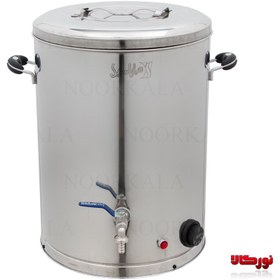 تصویر سماور برقی صنعتی 10 لیتری دنیای استیل Donyay sttil Industrial electric samovar