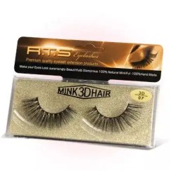 تصویر مژه موی سمور سه‌ بعدی کد 07 آر تی اس 3D otter hair eyelashes RTS code 07