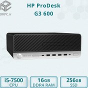 تصویر مینی کیس استوک اچ پی HP Prodesk G3 600 - Cpu i5 7500 + Ram 16GB DDR4 + SSD 256GB CPU i5 7500 3.4 GHz + Ram 16 GB DDR4