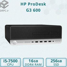 تصویر مینی کیس استوک اچ پی HP Prodesk G3 600 - Cpu i5 7500 + Ram 16GB DDR4 + SSD 256GB CPU i5 7500 3.4 GHz + Ram 16 GB DDR4