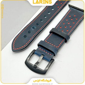 تصویر لارنس | قیمت و خرید بند اپل واچ Leather سری Jinya سایز 38/40/41mm رنگ Black 