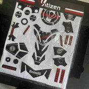 تصویر پد باک و بدنه بنلی 250/300 مشکی 