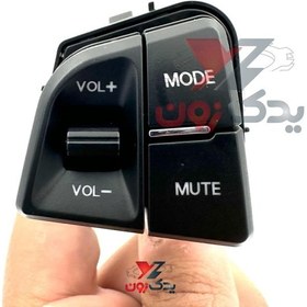 تصویر کلید فرمان 207 و رانا پلاس چپ(ضبط) کروز اصلی کد CR33150701 