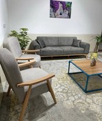 تصویر مبل راحتی مینیمال مدل کاپر ۵ نفره 