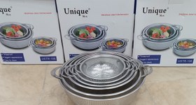 تصویر آبکش 6 تکه یونیک مدل UM205 Unic 6-piece Colander Set, Model UM205