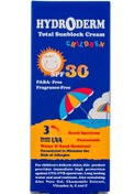 تصویر ضد آفتاب کودک هیدرودرم اس پی اف 30 Hydroderm Total Sunblock Cream SPF 30