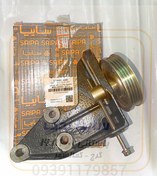 تصویر پولی هرزگرد تسمه دینام چند شیاره با براکت ساینا کوییک 103451 