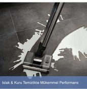 تصویر جاروبرقی ایستاده WD 9 تمیز خالص 3 در 1 کننده شارژ عمودی خشک مرطوب فکر Fakir 