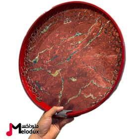 تصویر دف کودک شاهو طرح چهارفصل قرمز 