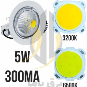 تصویر چیپ COB ۵ وات سایز ۲۸*۲۰ میلی‌متر 