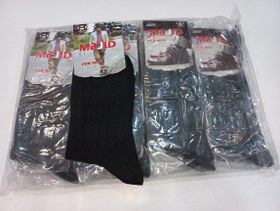 تصویر جوراب ساقدار مردانه مجید طرح کبریتی ضخیم رنگ الوان Majid men's tights with thick match design alvan colors