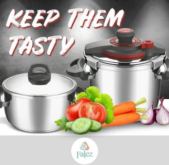 خرید و قیمت زودپز دوقلو فالز ا Falez pressure cooker ترب