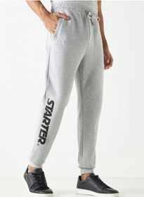 تصویر شلوار راحتی کشی با شعار برند starter Slogan Elasticated Sweatpants