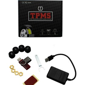 تصویر سیستم مانیتورینگ فشار لاستیک سواری – اندرویدی (TPMS) – TY06 – سنسور خارجی 