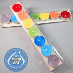 تصویر شمع وارمر رنگی - رنگ مورد نظر، در توضیحات سفارش، ثبت شود. warmer candle