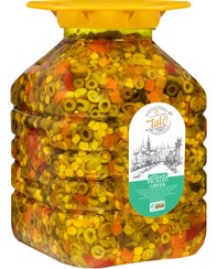 تصویر ترشی سالاد یونانی فله وکیل 