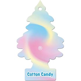 تصویر خوشبوکننده خودرو لیتل تریس مدل Trees رایحه Cotton Candy (اصلی) 